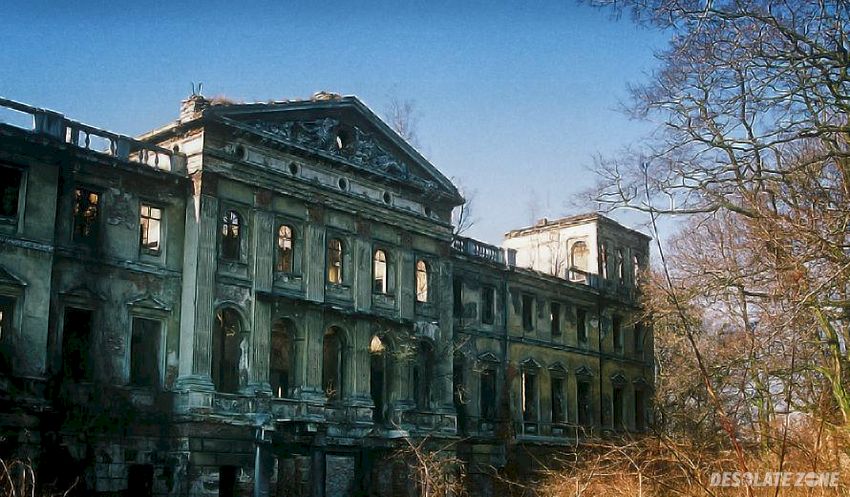 Ruiny pałacu, sławików