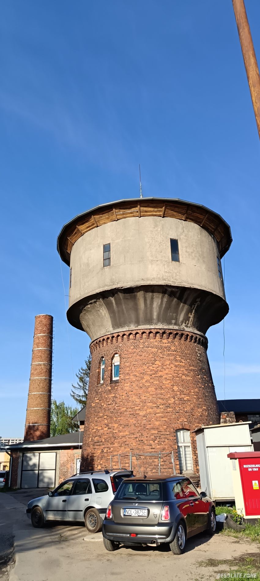 Opuszczona wieża ciśnień