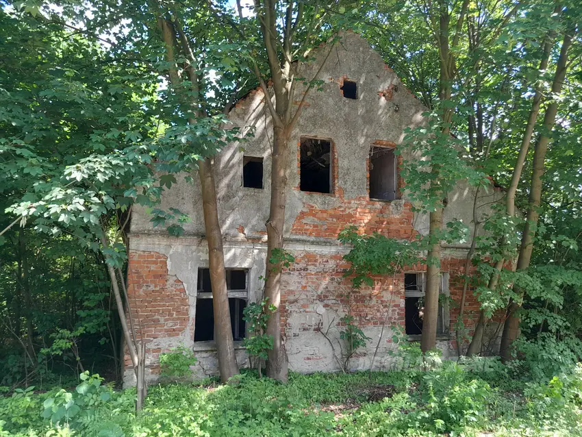 Stary dom w wielkich łąkach - zdjęcie 1/3