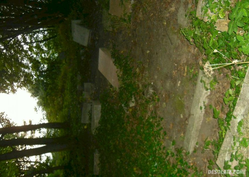 Zrujnowany cmentarz, gdańsk wrzeszcz