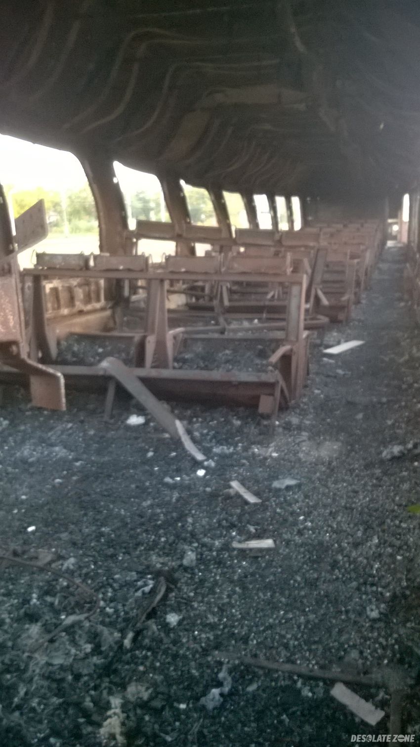 Opuszczone wagony kolejowe, szczecin