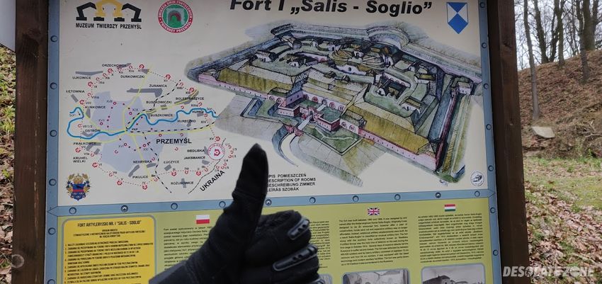 Fort i salis soglio, siedliska k/ przemyśla