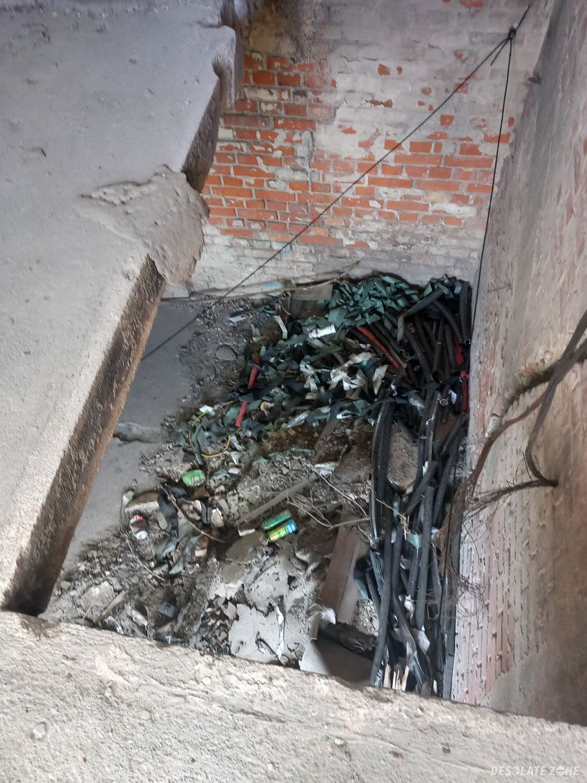 Opuszczona prawdopodobnie nastawnia