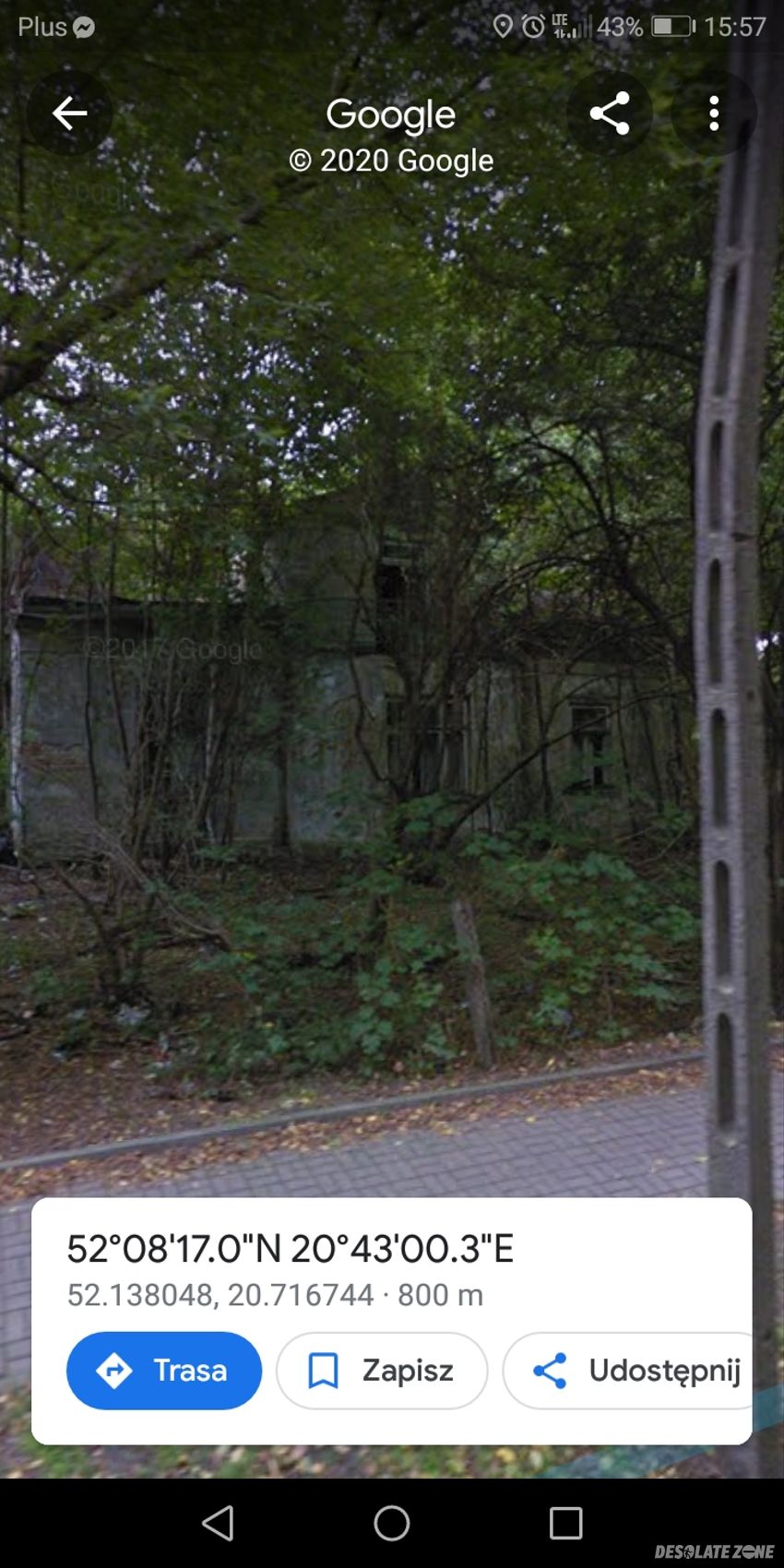 Opuszczona willa, brwinów