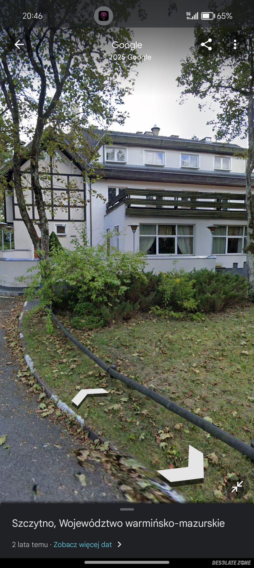 Opuszczone hotel leśna