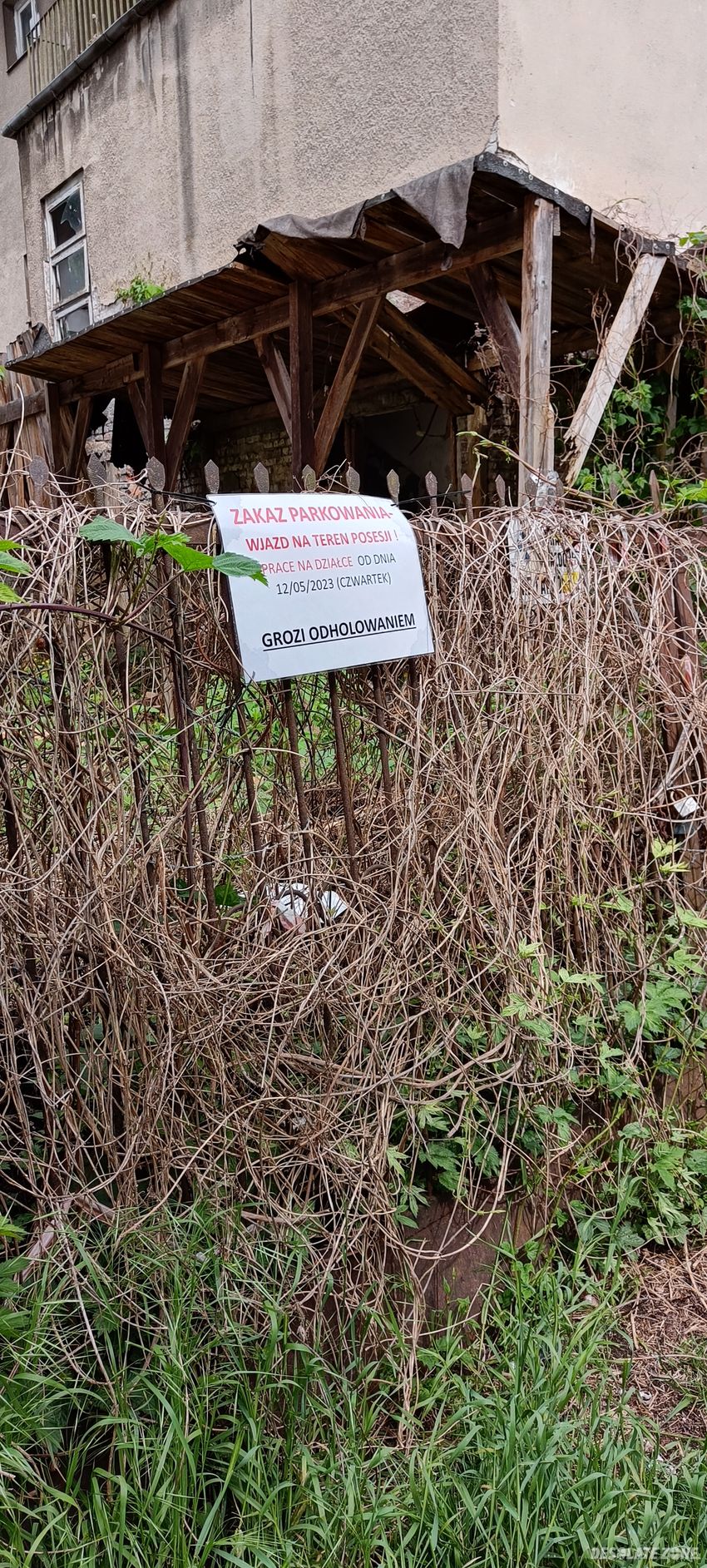 Opuszczony budynek mieszkalny, warszawa