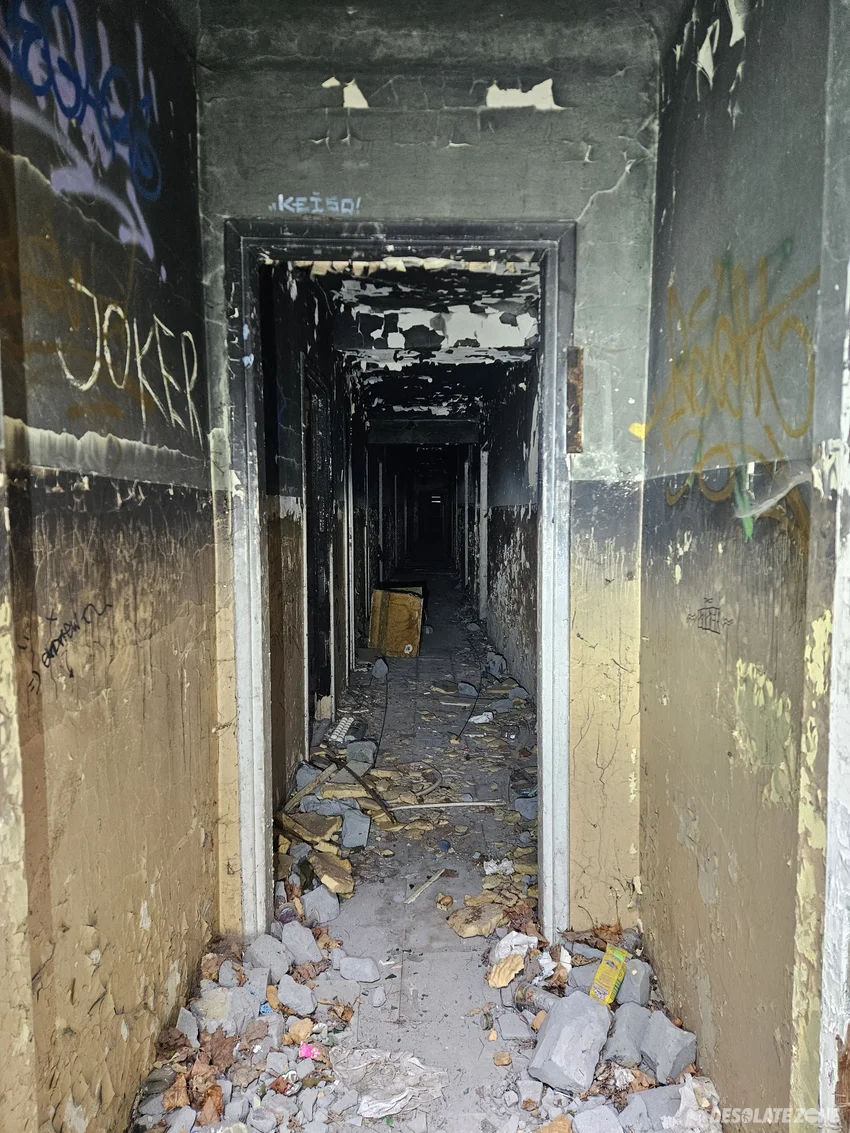 Budynek przy dawnym sanatorium