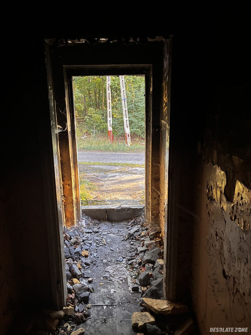 Budynek przy dawnym sanatorium