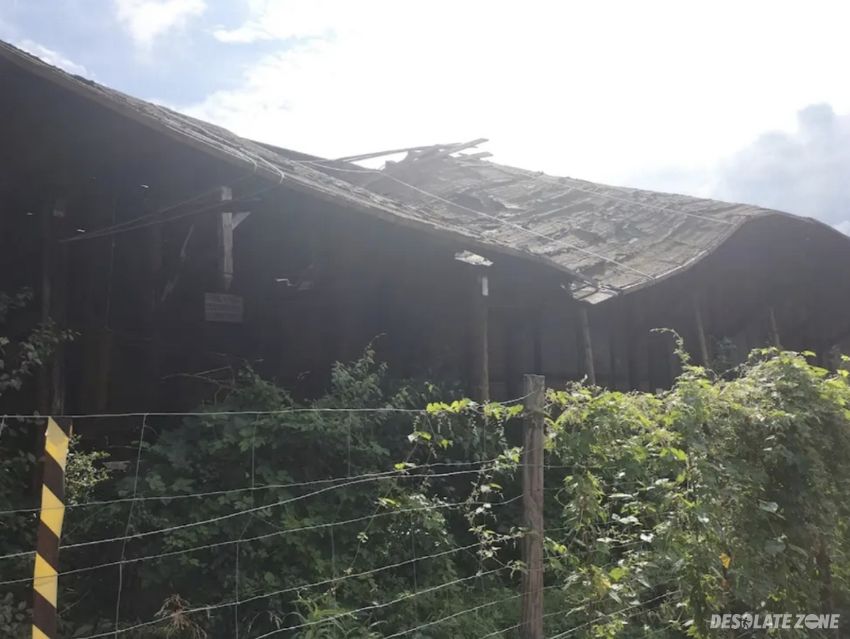 Opuszczone budynki pkp.