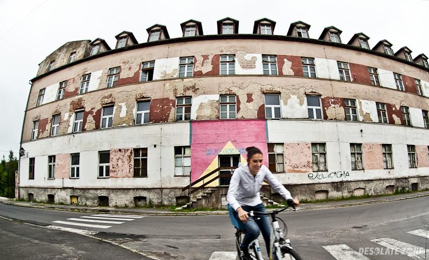 Opuszczony h o t e l pracowniczy w zawidowie, zawidów