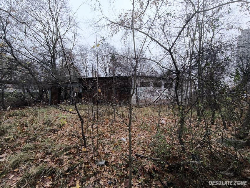 Opuszczone zaplecze p k s