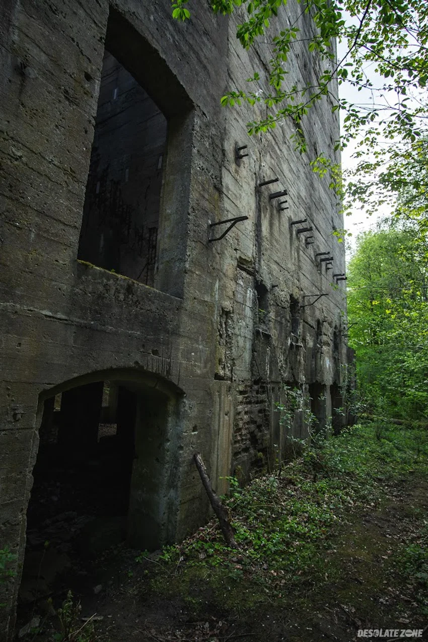Opuszczona poniemiecka fabryka kruszenia kamienia, dalimierz johannes