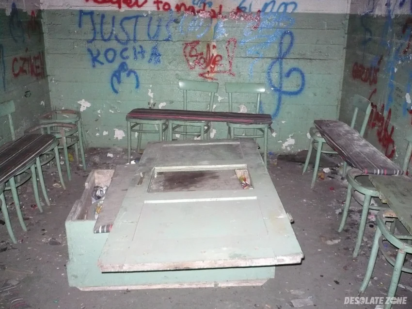 Opuszczona komenda policji oraz s c h r o n przeciwatomowy., sosnowiec