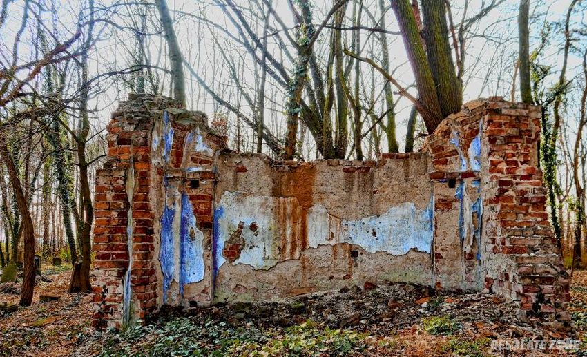 Stary cmentarz, dębowa Łęka