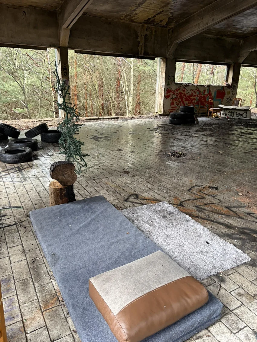 Opuszczona radziecka baza paliwowa, raszówka