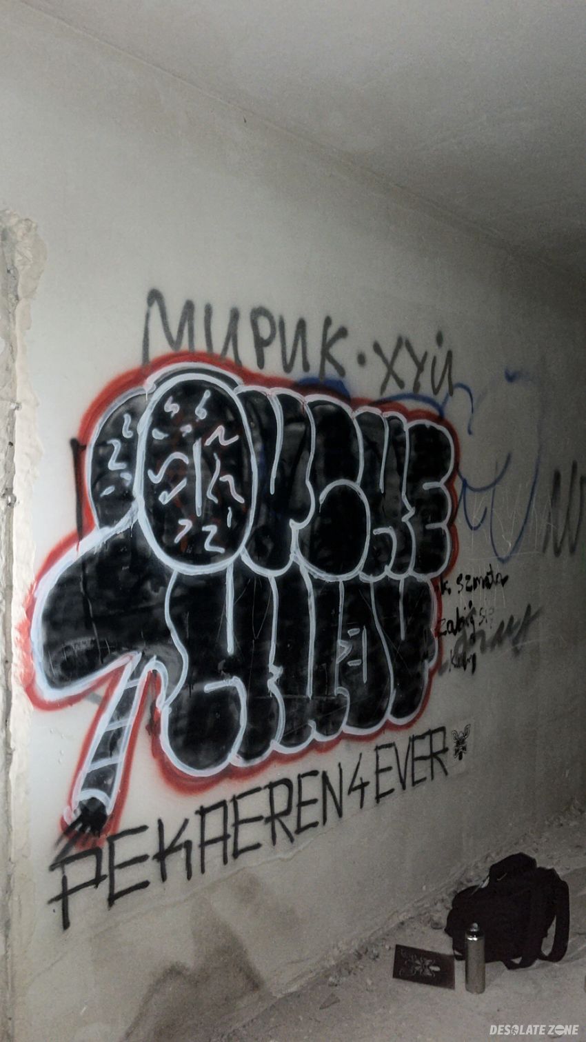 Mazowieckie, płock - niedokonczony budynek oraz stare ruiny innego = 2w1