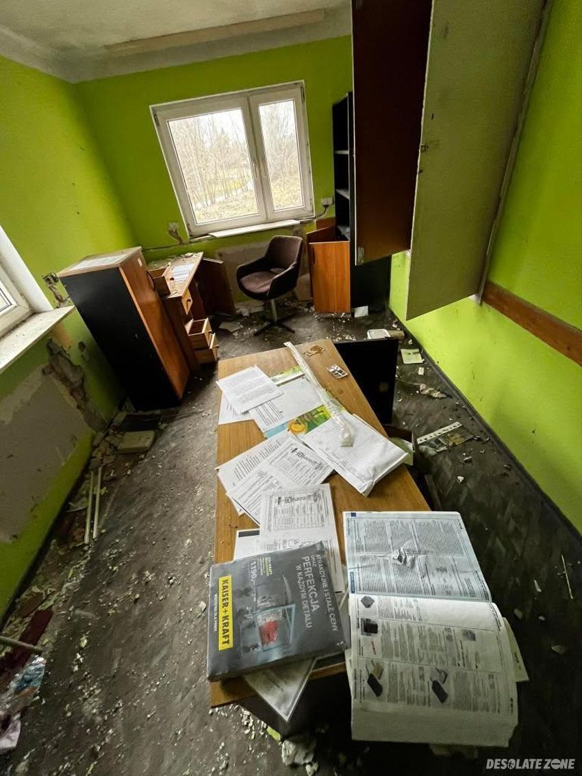 Opuszczona gorzelnia.