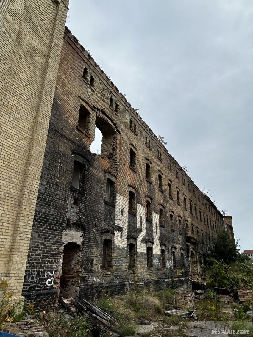 Stara rzeźnia, spalone spichlerze, gdańsk