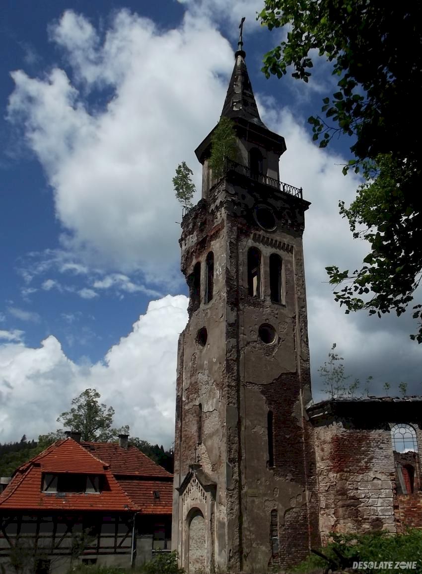 Ruiny koscioła ewangelickiego, unisław Śląski
