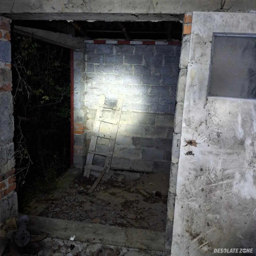 Opuszczony dom w środku lasu