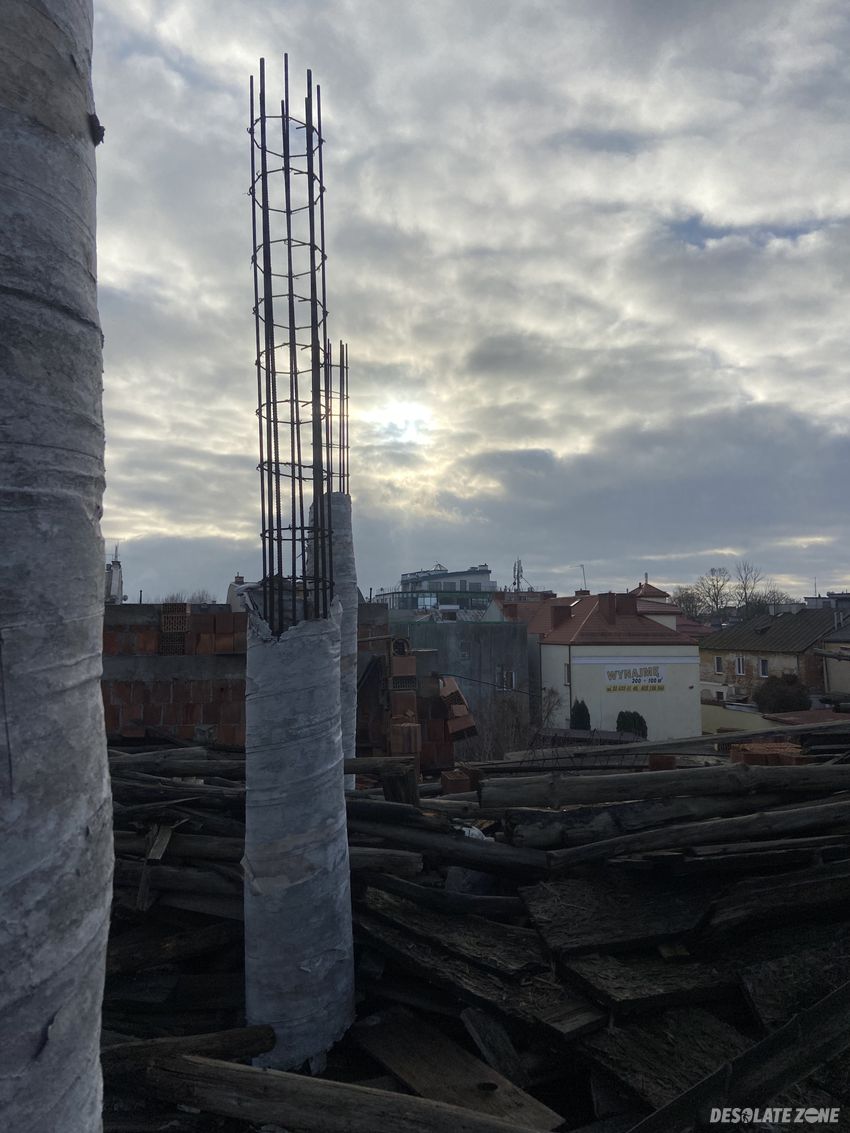 Niedokończony budynek Świrskiego siedlce