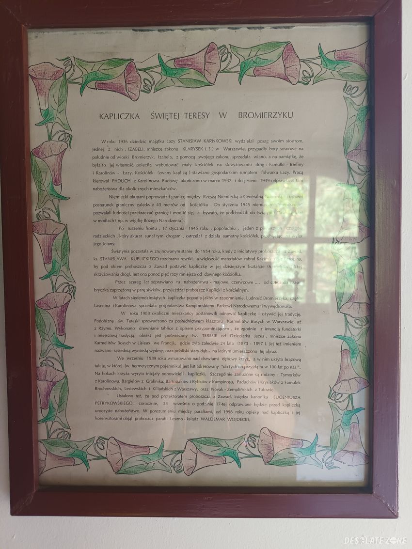 Opuszczona wieś w kampinoskim p n