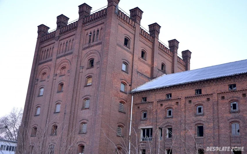 Opuszczony browar v e b diamant- brauerei, magdeburg