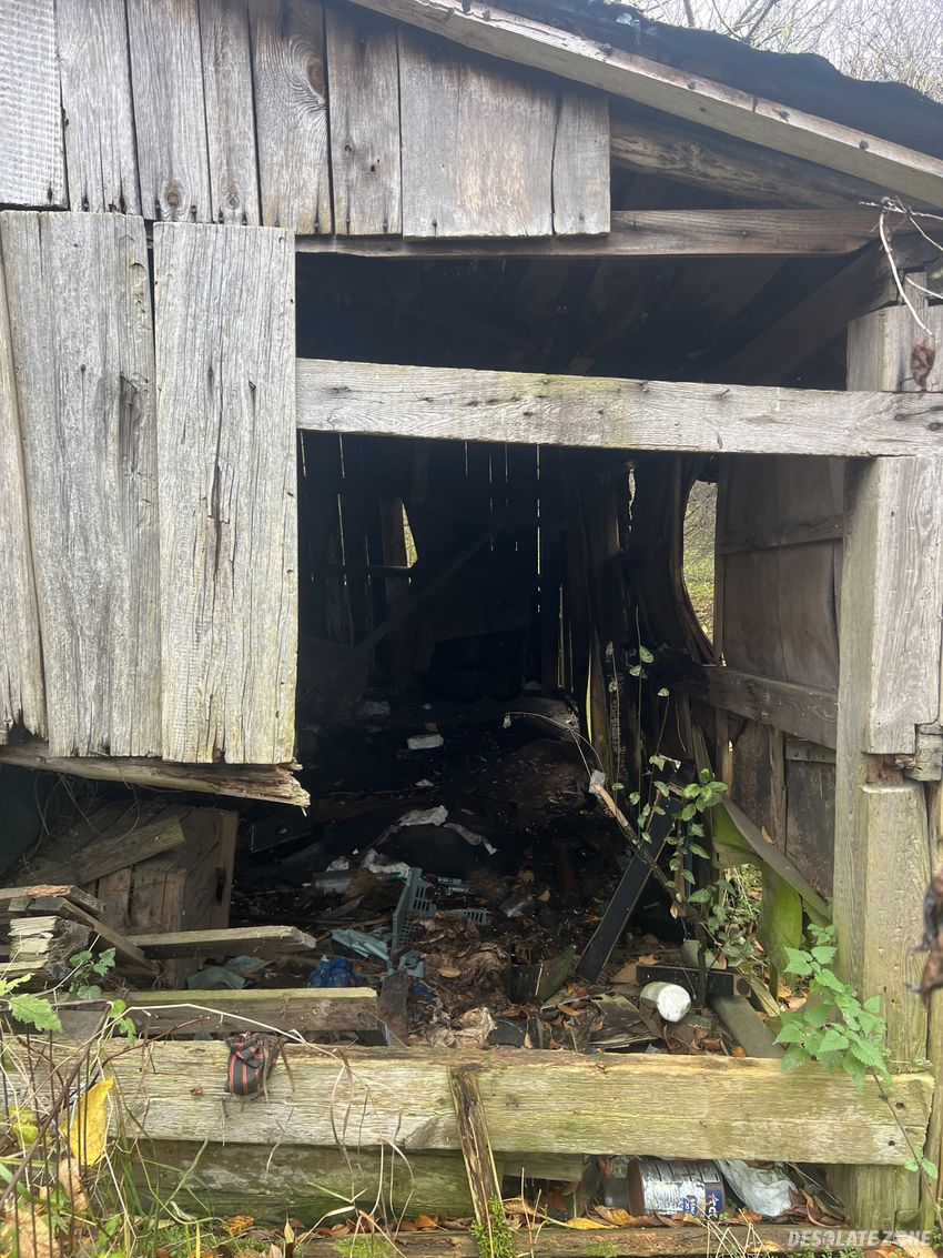 Ruiny domu i gospodarstwa