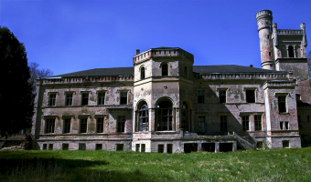Pałac z  XIX-wieku., Dreżewo,