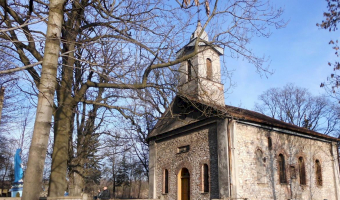 Opuszczony kościół z 1870r., Bukowno,