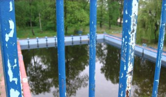 Opuszczony basen Budowlani, Łódź,