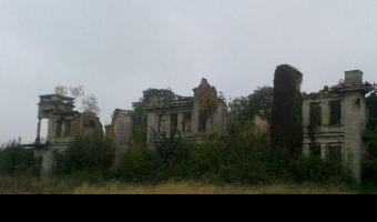Ruiny pałacu, Włostów,