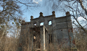 Ruiny Dworu p. Kleczkowskiej w Wiączyniu Dolnym,