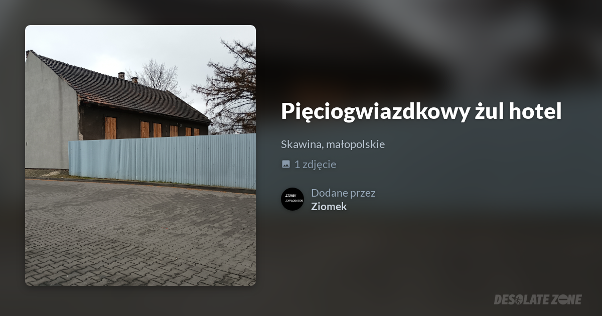 Pi ciogwiazdkowy ul Hotel Desolate Zone pi-ciogwiazdkowy-ul-hotel-desolate-zone