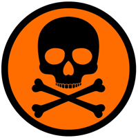 poison skull icon
